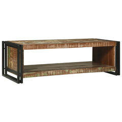 Coffee Table Brown 120 x 50 x 38 cm Solid reclaimed wood