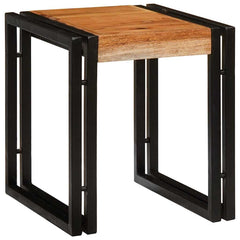 Nesting Table 3 pcs Brown and Black 50 x 40 x 45 cm Solid acacia wood Big (82 cm) +2x medium