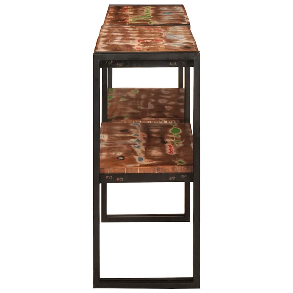 Console Table Brown 160 x 33 x 75 cm Solid reclaimed wood