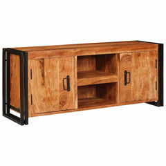 vidaXL TV Cabinet with Shelf Brown 120 x 33 x 50 cm Solid acacia wood 3