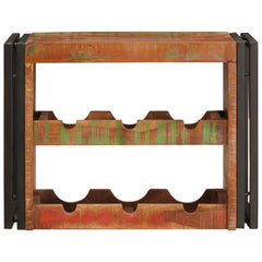 vidaXL Wine Rack Brown 60 x 45 x 33 cm Solid Reclaimed Wood 4