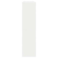 vidaXL Shoe Rack White 80x25x100 cm Engineered Wood 5