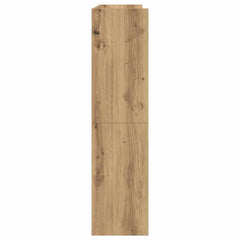 vidaXL Shoe Rack Artisan Oak 80x25x100 cm Engineered Wood 5