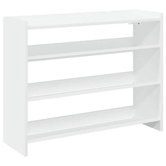 vidaXL Shoe Rack White 80x25x62 cm Engineered Wood 2