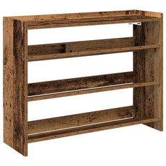 vidaXL Shoe Rack Old Wood 80x25x62 cm Engineered Wood 2