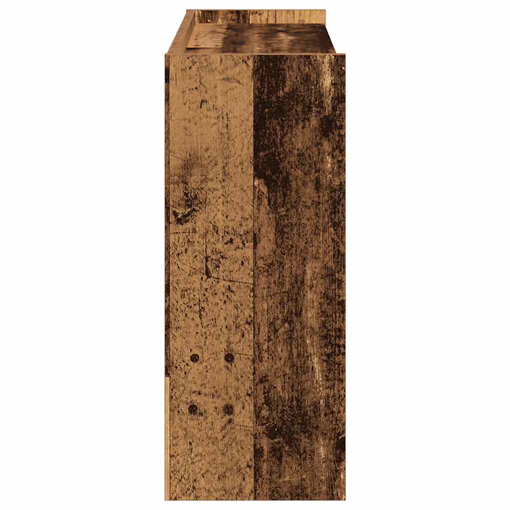 vidaXL Shoe Rack Old Wood 80x25x62 cm Engineered Wood 5