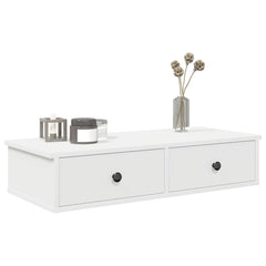 vidaXL Wall Shelf with Drawers 80x34x17 cm Engineered Wood
