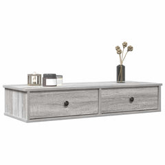 vidaXL Wall Shelf with Drawers 100x37.5x19 cm