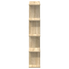 vidaXL Wall Cube Shelf 12 Compartments Sonoma Oak Engineered Wood 5