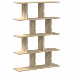 vidaXL Wall Cube Shelf 12 Compartments Sonoma Oak Engineered Wood 6