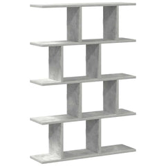 vidaXL Wall Cube Shelf 12 Compartments Concrete Grey Engineered Wood 2