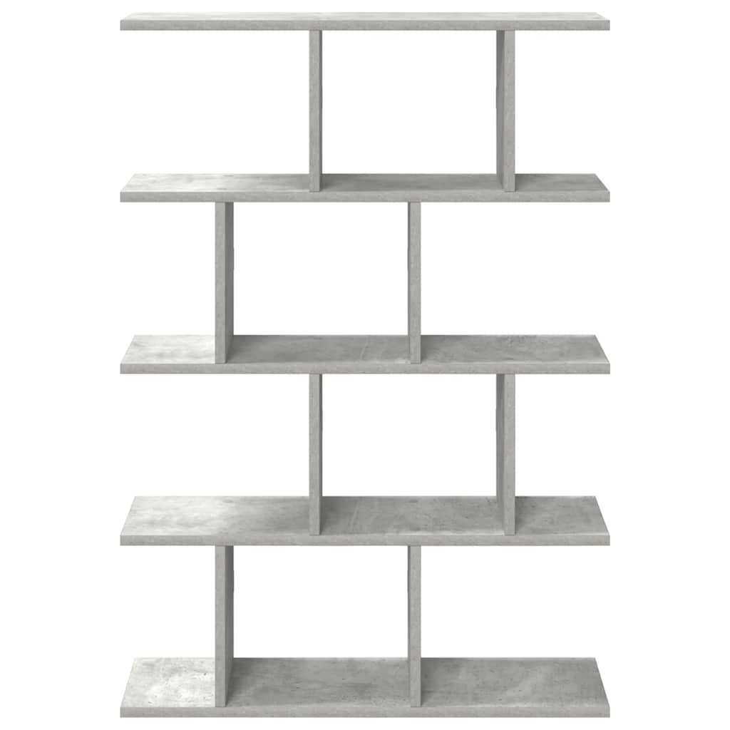vidaXL Wall Cube Shelf 12 Compartments Concrete Grey Engineered Wood 4