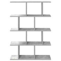 vidaXL Wall Cube Shelf 12 Compartments Concrete Grey Engineered Wood 4