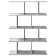 vidaXL Wall Cube Shelf 12 Compartments Grey Sonoma Engineered Wood 4