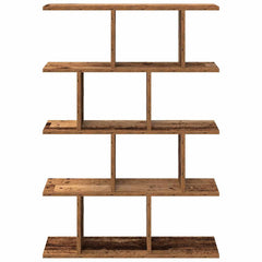 vidaXL Wall Cube Shelf 12 Compartments Old Wood Engineered Wood 4