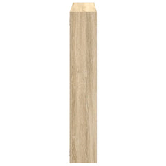 vidaXL Wall Cube Shelf 7 Compartments Sonoma Oak Engineered Wood 5