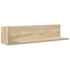 vidaXL Wall Shelves 2 pcs Sonoma Oak 75x16.5x16.5 cm Engineered Wood 5