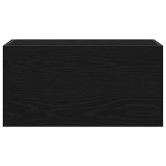 vidaXL Bathroom Wall Cabinet Black 60x25x30 cm Engineered Wood 6