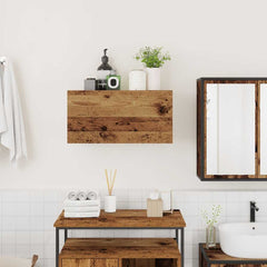 vidaXL Bathroom Wall Cabinet Old Wood 60x25x30 cm Engineered Wood 3