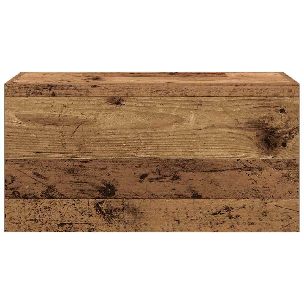 vidaXL Bathroom Wall Cabinet Old Wood 60x25x30 cm Engineered Wood 6