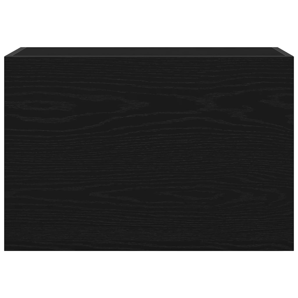 vidaXL Bathroom Wall Cabinet Black 60x25x40 cm Engineered Wood 6