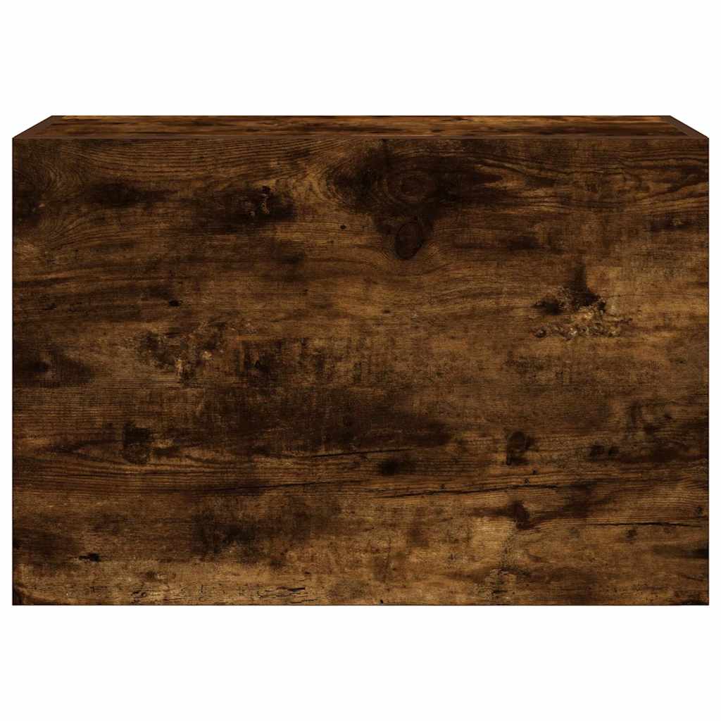 vidaXL Bathroom Wall Cabinet Smoked Oak 60x25x40 cm Engineered Wood 6
