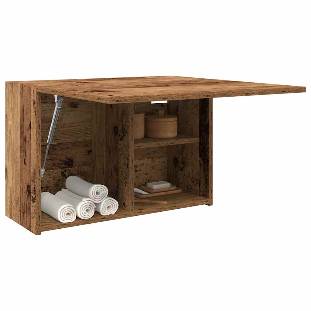 vidaXL Bathroom Wall Cabinet Old Wood 60x25x40 cm Engineered Wood 4