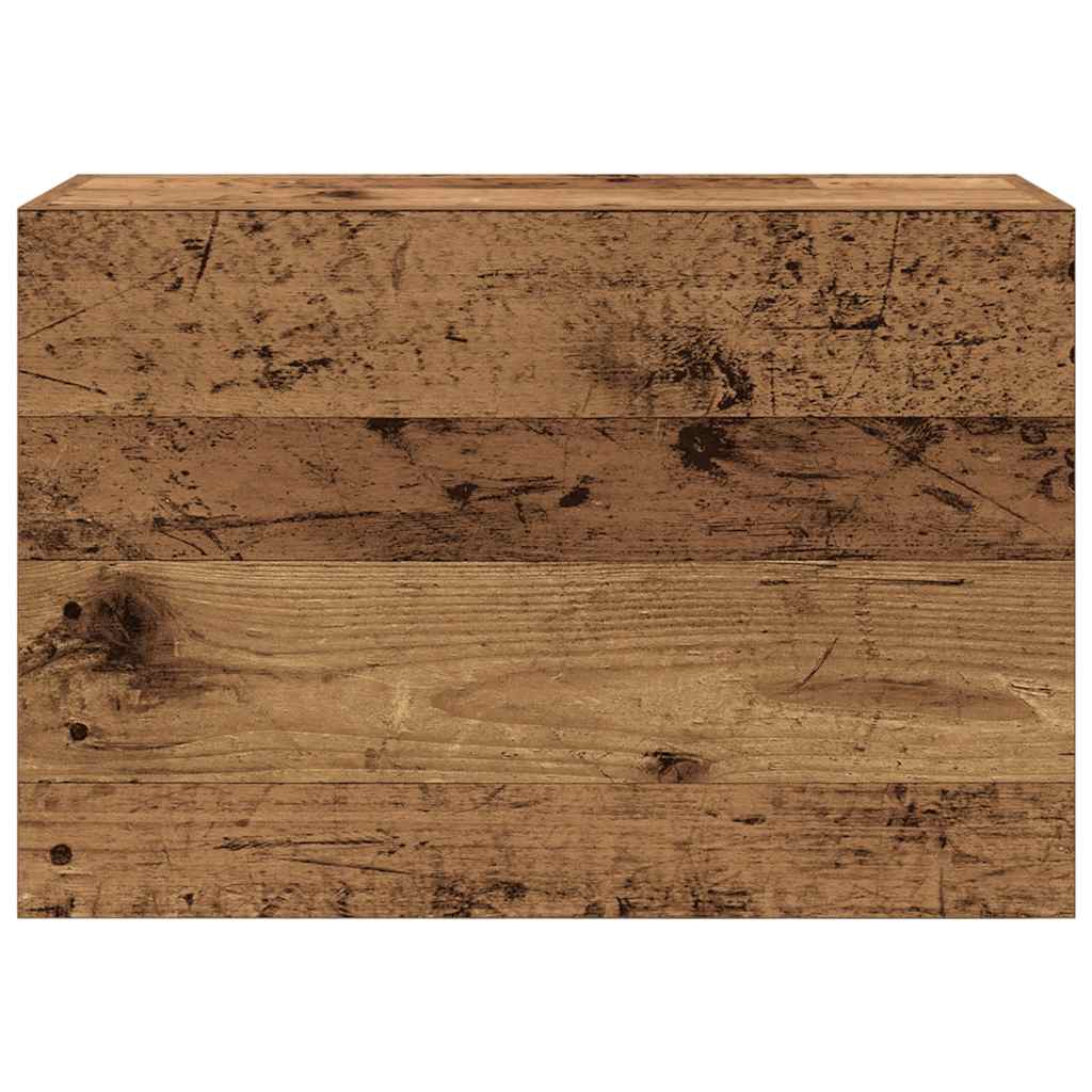 vidaXL Bathroom Wall Cabinet Old Wood 60x25x40 cm Engineered Wood 6
