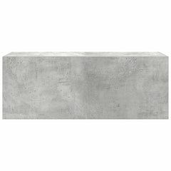 vidaXL Bathroom Wall Cabinet Concrete Grey 80x25x30 cm Engineered Wood 6