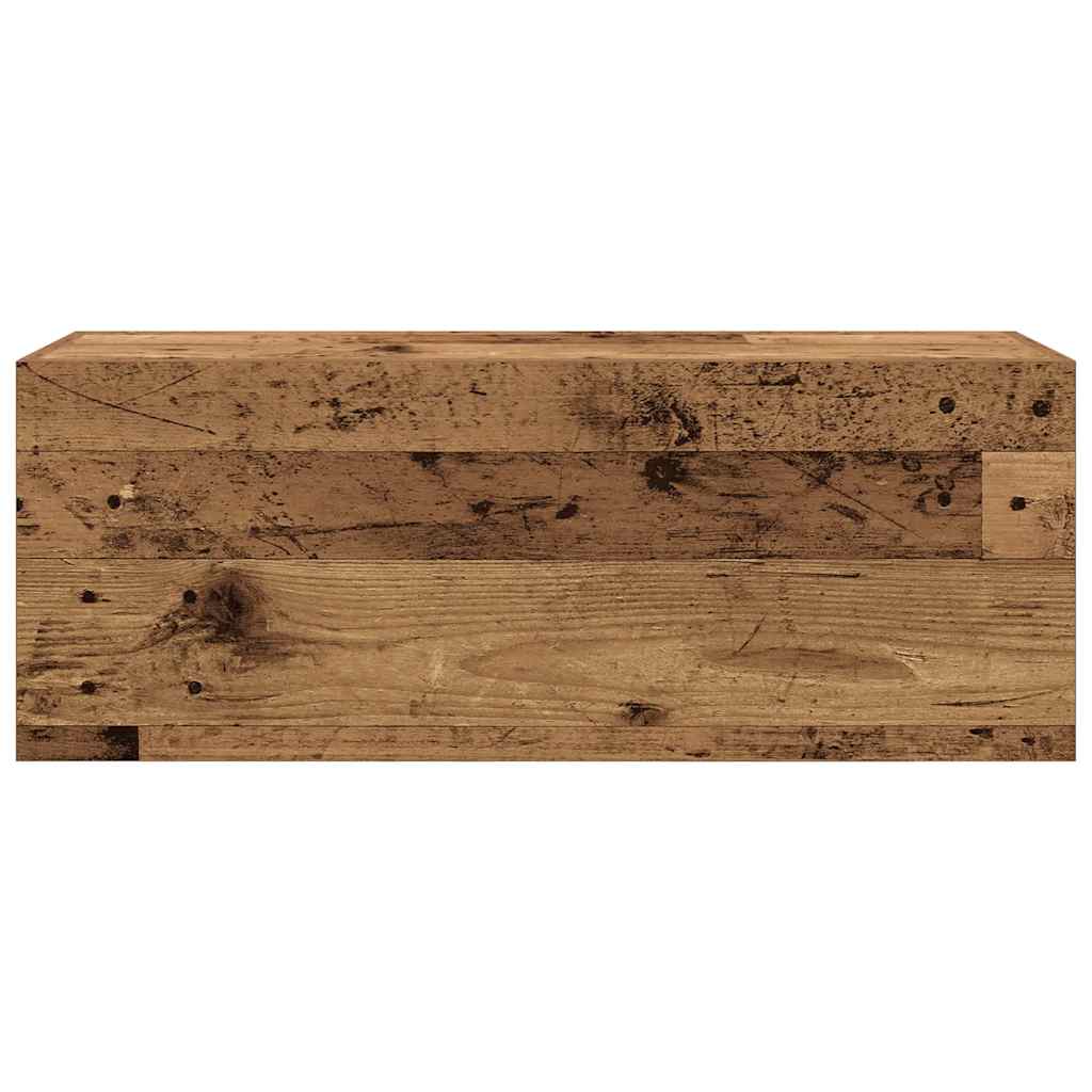 vidaXL Bathroom Wall Cabinet Old Wood 80x25x30 cm Engineered Wood 5