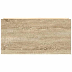 vidaXL Bathroom Wall Cabinet Sonoma Oak 80x25x40 cm Engineered Wood 5