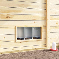 Chicken Nesting Box 2 Compartments Wall-Mounted 79.5 x 50 x 46 cm