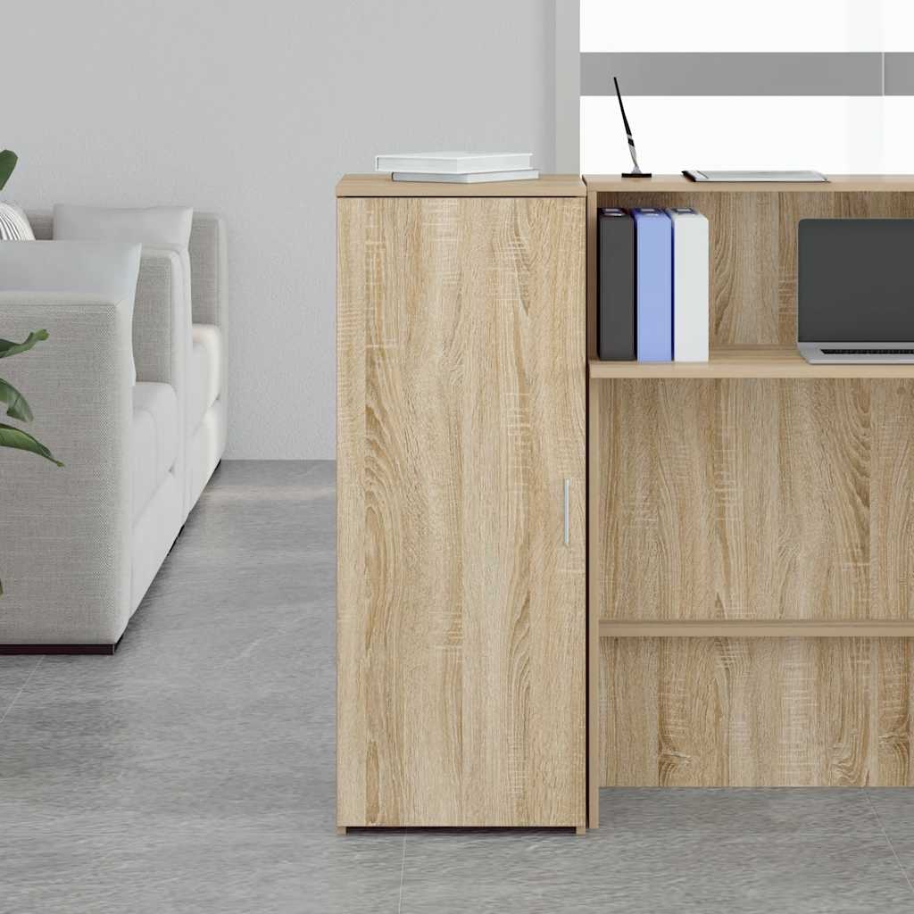 vidaXL Storage Cabinet Sonoma Oak 40x45x103.5 cm Engineered Wood 3