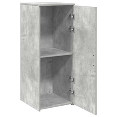 Storage Cabinet Concrete Grey Engineered Wood, image 4