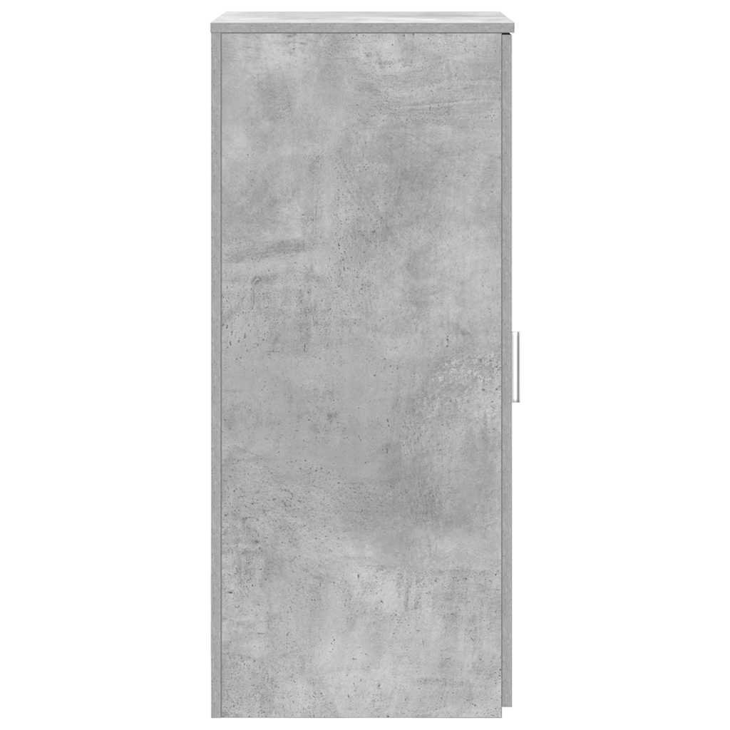 Storage Cabinet Concrete Grey Engineered Wood, image 6
