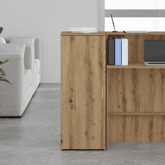 Storage Cabinet Artisan Oak Engineered Wood, image 3