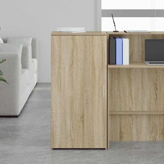 Storage Cabinet Sonoma Oak Engineered Wood, image 3