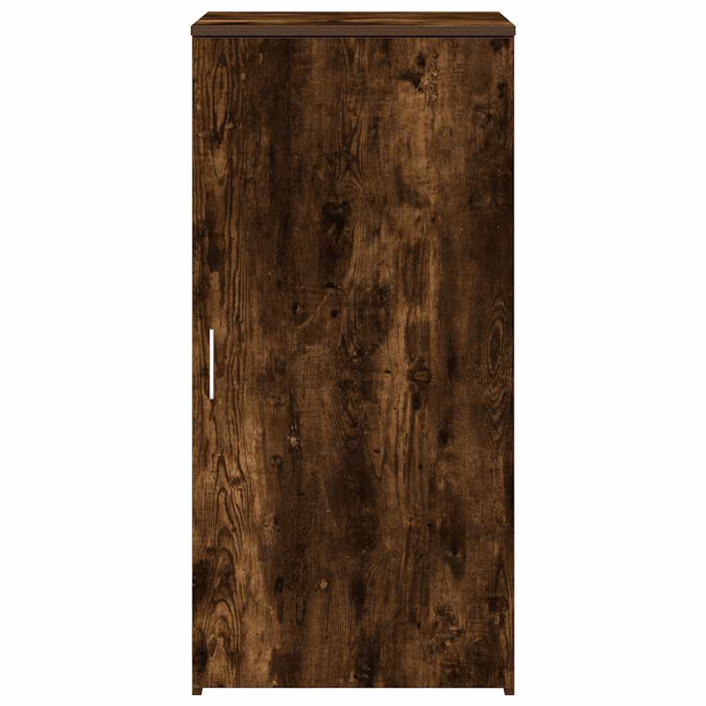 Storage Cabinet Smoked Oak Engineered Wood, image 4