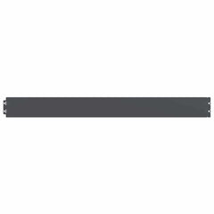 vidaXL Lawn Edging 10 pcs 10 x 103 cm Steel Anthracite 3