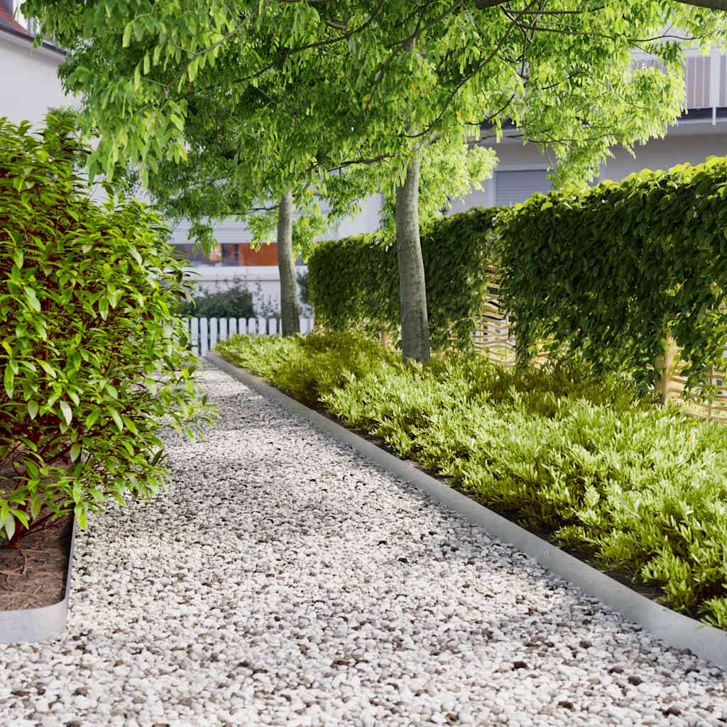 Lawn Edgings Cold-rolled Steel 50 pcs Galvanised steel 10 x 103 cm