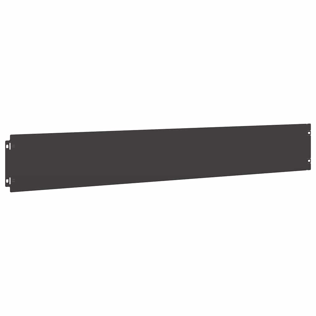 vidaXL Lawn Edging 10 pcs 15 x 103 cm Steel Black 4
