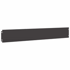 vidaXL Lawn Edging 10 pcs 15 x 103 cm Steel Black 4