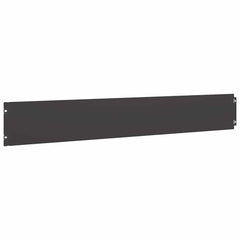 vidaXL Lawn Edging 10 pcs 15 x 103 cm Steel Black 5