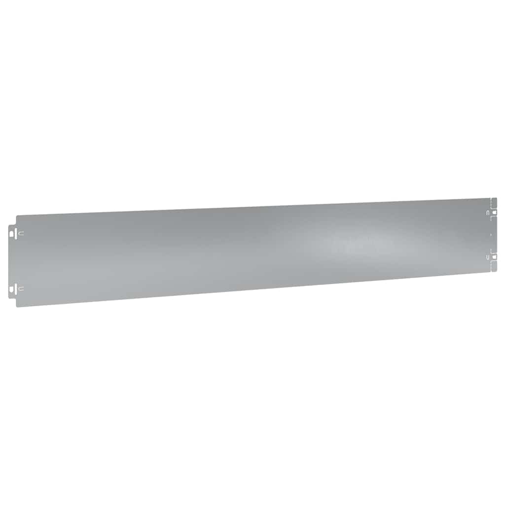 vidaXL Lawn Edging 10 pcs 15 x 103 cm Galvanised Steel Silver 4