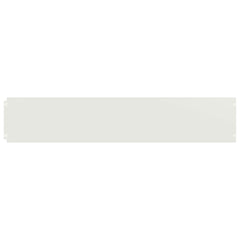 vidaXL Lawn Edging 10 pcs 20 x 103 cm Steel White 3