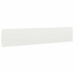 vidaXL Lawn Edging 10 pcs 20 x 103 cm Steel White 4