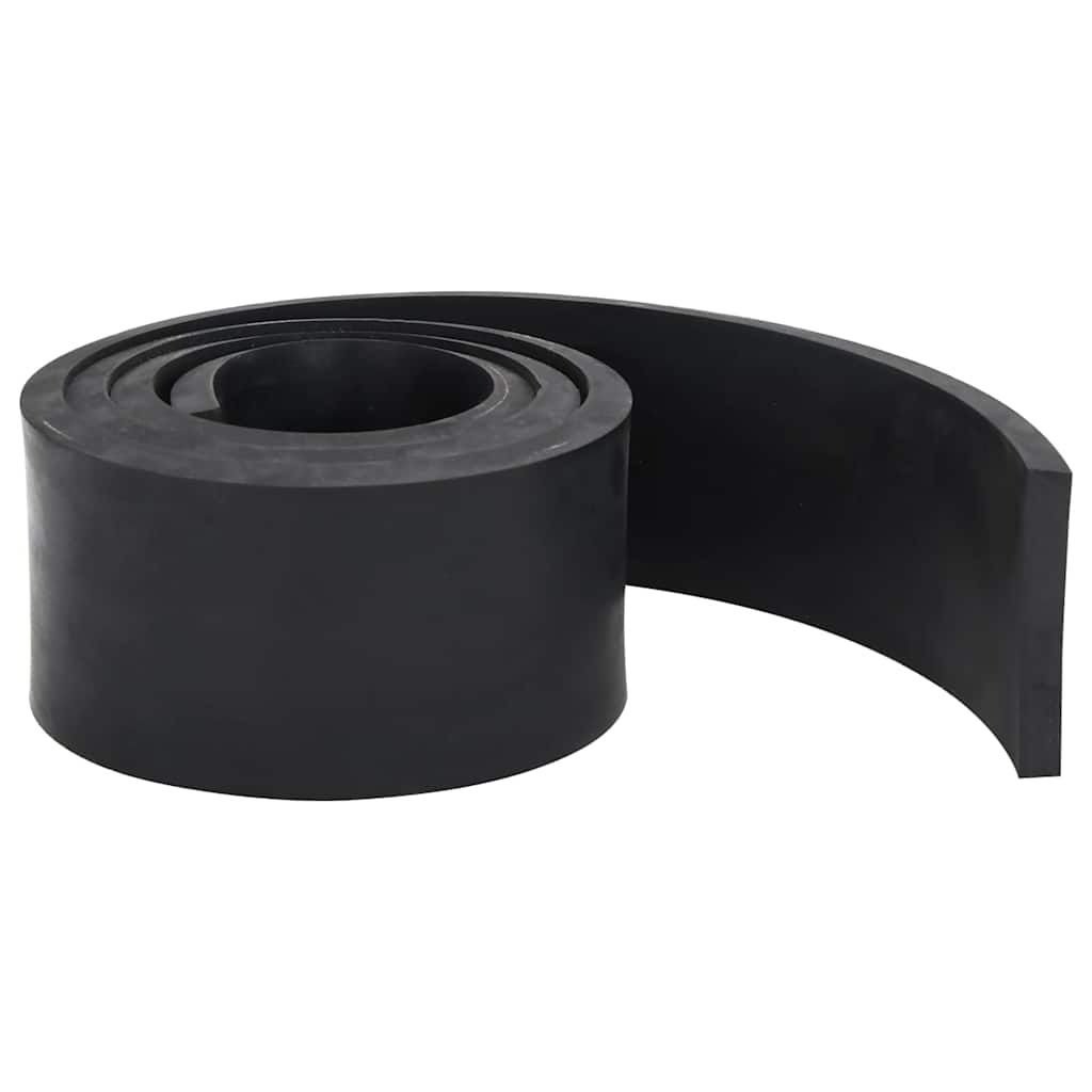 vidaXL Rubber Edge for Snow Plow Black 180x10x1 cm 2