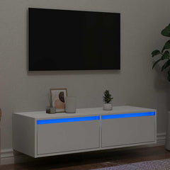 vidaXL TV Cabinet with LED Lights 100X35.5x25 cm