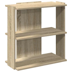 vidaXL Bookcase 3-Tier Sonoma Oak 60x30x60 cm Engineered Wood 2