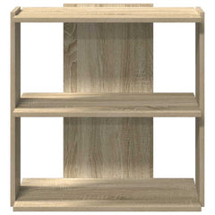 vidaXL Bookcase 3-Tier Sonoma Oak 60x30x60 cm Engineered Wood 3